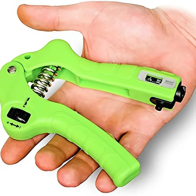 Adjustable Hand Grip Strengthener with Counter adjusted from 11 to 132 lbs. (5-60 kg) Hand Grips For Strength, Stainless Steel Tension Springs (22133)